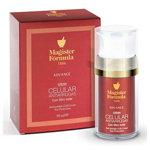Crema Celular Antiarrugas 50 ml | Con Protector Solar SPF15 | Mujer y Hombre | Ácido Hialurónico | Antiedad, Antimanchas, Hidratante y Nutritiva | Día y Noche | Magister Fórmula