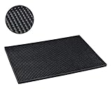 Optimale Trocknung: Dank der speziellen Noppenstruktur kann das Wasser nach dem Spülen ablaufen und wird auf der Matte aufgefangen. Die Luft kann weiterhin zirkulieren und Geschirr und Gläser trocknen schnell.