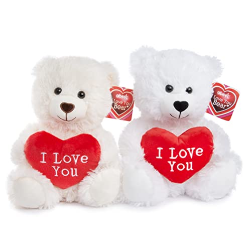 abeec Valentine’s Day Plush “I Love You” Bear – Romantic Gift for Her, Cute White Teddy for Girlfriend, Wife, or Partner - Image 6