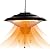 Air Choice Outdoor Patio Heater, 1500W Electric Hanging Patio Heater, Ceiling Mounted Heater for Balcony, Overheat & Tip-Over Protection, IP34 Waterproof, Outdoor Heater for Courtyard, Garage, Patio