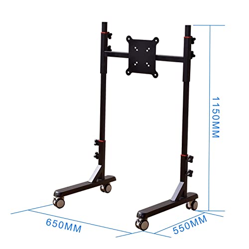 Soporte Universal para TV con Ruedas y Altura Ajustable miniatura 2