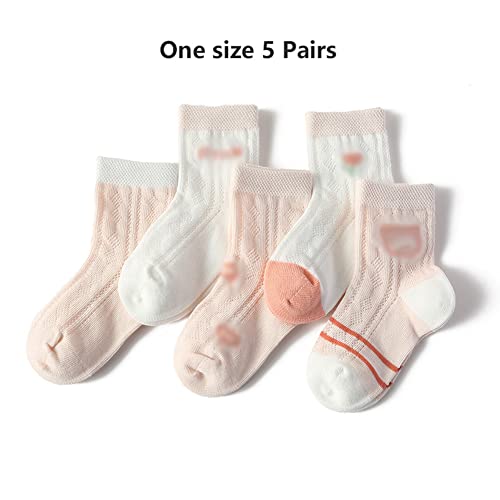 Walking Socks 3 Pairs Kid Socks Cotton Socks Baby Socks for Girls Elastic Socks Great for Birthday Gifts. Thick2