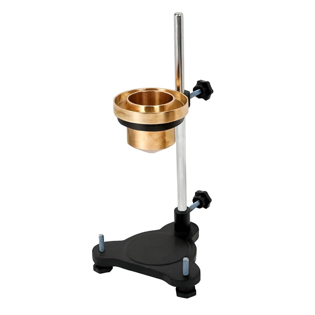 Portable Ford Cup B-8 Liquid Flow Meter Viscometer With Heavy Cast Iron Stand (B8)-picture-27