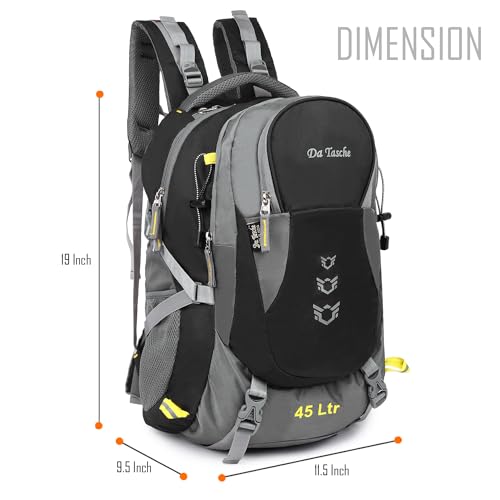 Image of Da Tasche Star 45L Rucksack - Best 45L Backpack | Versatile Outdoor, Travel & Everyday Gear for Hiking, Commuting & Adventure