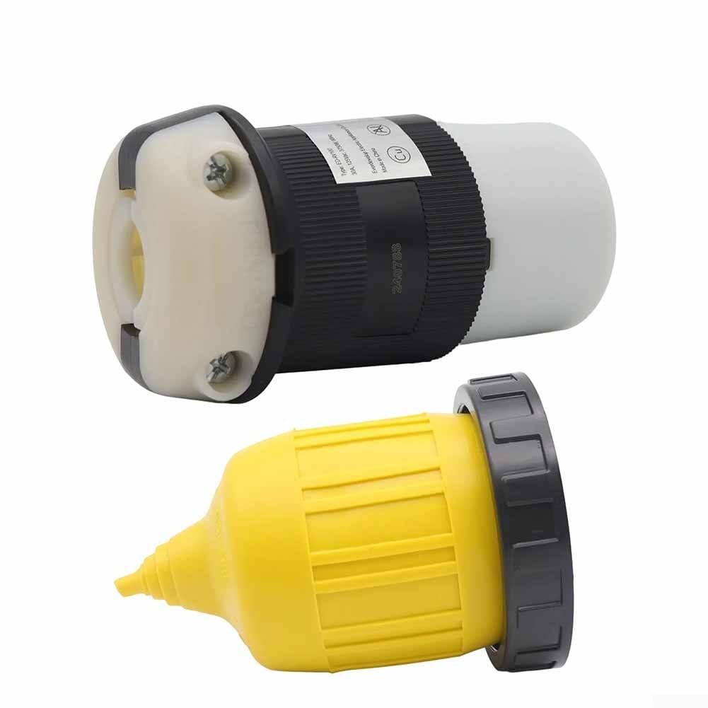 Presa di alimentazione efficiente da 30 Amp 125 V per camper e barche copertura impermeabile