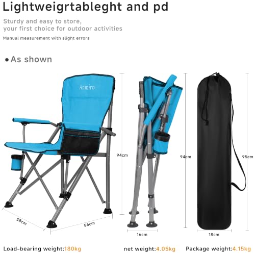 Image of Heavy Duty Folding Camping Chair for Camp, Picnic, Lawn, Fishing