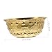 Cabilock Copper Bowl Brass Money Bowls Retro Chinese Cornucopia Bowls Feng Shui Wealth Porsperity Figurine Treasure Fortune Bowls Success Decoration (Golden) Gold Bowls Decorative