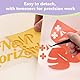 moinkerin Plotterfolie Textil mit Pinzette 32 Stück 30.5X20.5cm Transferfolie Textil Vinyl Bügelfolie zum Plotten für T-Shirt, Kleidung, Hüte oder Andere Stoffe (32 Farben)
