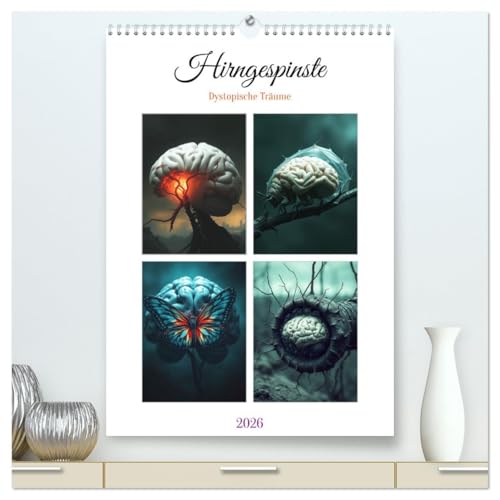 Hirngespinste - Dystopische Träume (hochwertiger Premium Wandkalender 2026 DIN A2 hoch), Kunstdruck in Hochglanz: Für alle, denen ein bisschen ... an Realität bietet. (CALVENDO Wissenschaft)