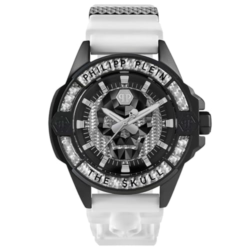 Montre quartz Philipp Plein The $Kull homme noir carbone
