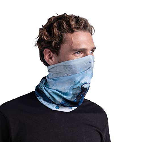 Image of BUFF CoolNet UV Neck Gaiter, UPF 50 Sun Protection, Breathable, Versatile, Quick Dry Face Mask, Fishing Designs, Adult Size
