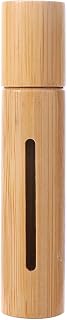 Empty Rollerball Bottles Mini Perfume Case Portable Matte Cosmetic Containers Bamboo Essential Oil Bottle(bamboo)