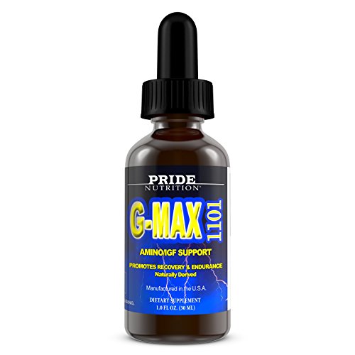 Pride Nutrition - G-MAX Strength & Endurance Formula - Best Recovery & Growth Supplement for Men and Women - Helps to Increase Muscle, Drive, Weight Loss, Stamina, & Joint Support (1101 Strength)