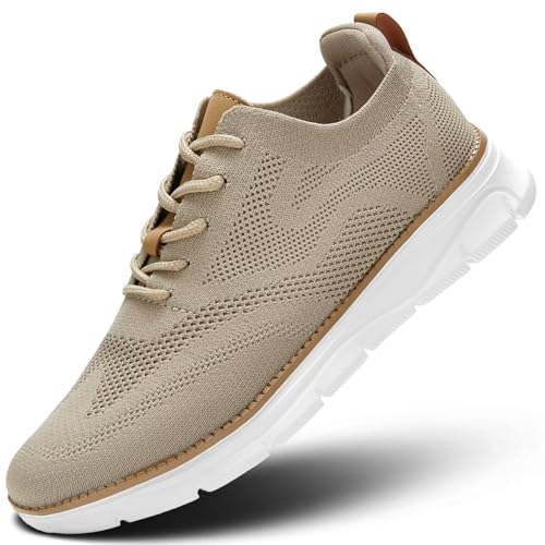 Image of Men's Oxfords Business Shoes Fashion Mesh Casual Dress Walking Sneakers Comfortable Lightweight Soft Sole