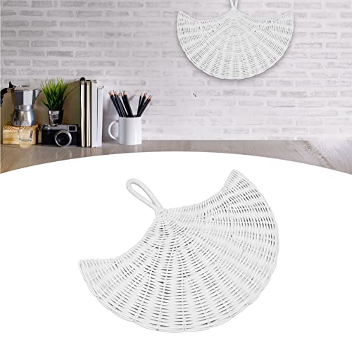 Decoração De Parede De Ventilador De Rattan, Decoração De Casa De Ventilador De Mão Tecida, Decoraçã