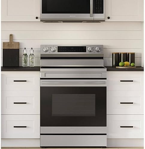 Samsung 6.3 Cu. Ft. Smart Freestanding Electric Range with No Pre-heat Air Fry & Convection, Stainless Steel, NE63A6511SS/AA - 3