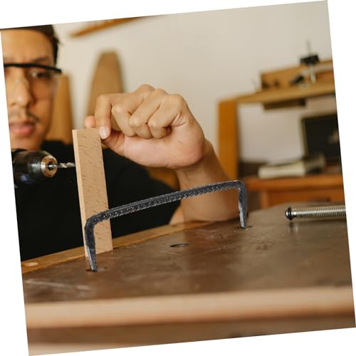2pcs Clavos doble punta galvanizados para carpintería con puntas punzantes miniatura 7