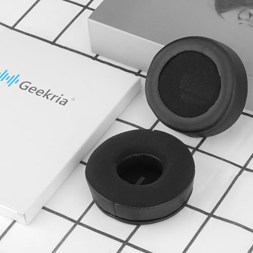 Reposición de almohadillas para audífonos Geekria Sport Cooling-Gel compatibles con Logitech Zone 301, Zone 300, Zone 305 (Negro) miniatura 5
