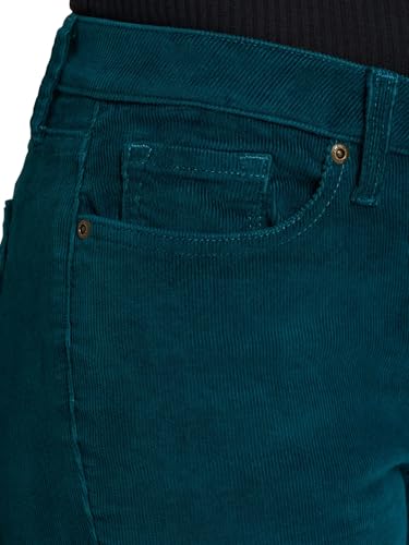 Lee Women's Legendary Mid Rise Straight Leg Jean, Teal Brigade Cord4