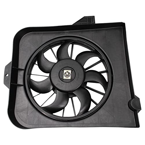 TRQ Left Radiator Cooling Fan Assembly for Chrysler Town & Country / Voyager