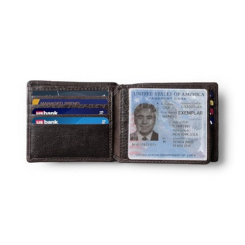 ALIKA Top Grain Genuine Leather Wallet for Men | RFID Blocking | Soft and Stylish Trifold Wallet with 12 Credit Card holder, 1 ID slot and 2 Cash Pockets | Brown3