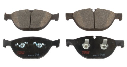 TRW Automotive TPC1448 Disc Brake Pad Set for Jaguar XF: 2010-2015 and other applications Front, black