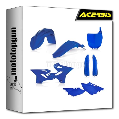Kit cache carenage bleu Acerbis pour réparer plastique cassé Yamaha WR 250