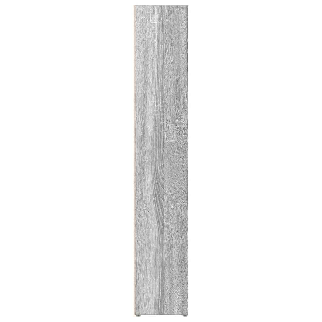 Sonoma - Set di 2 scaffali per CD, 21 x 16 x 93,5 cm, in materiale legno, con 5 scomparti per CD, DVD, supporto per vetrina multimediale, libreria