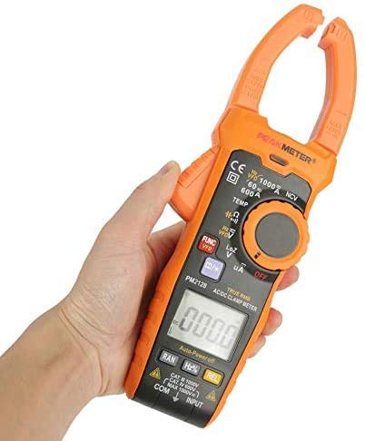 PM2128 Digital AC/DC Clamp Meter Voltage Current Meter Resistance Capacitance Tester