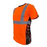 SafetyShirtz SS360 Deepwoods Camo Safety Tee ANSI Class 2 L