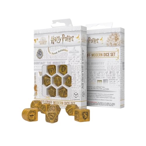 Q-Workshop Harry Potter - Poufsouffle Moderne - Set de Sauce - Jaune