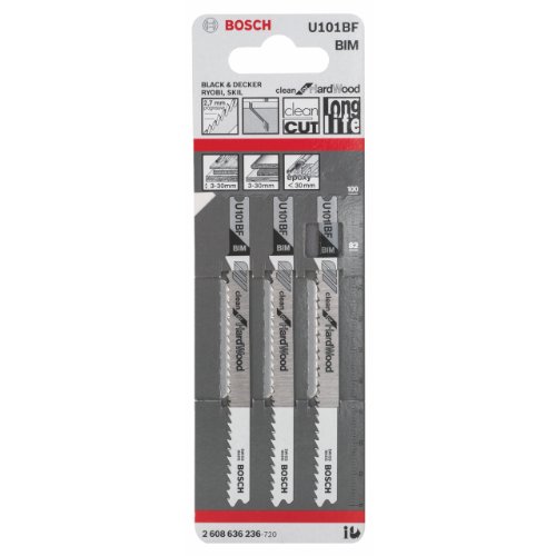 Preisvergleich Produktbild Bosch Professional Zubehör 2608636236 Stichsägeblatt U 101 BF