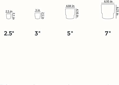 Miniatura 6 de The HC Companies Maceta Sprite de 3 pulgadas en cobre de hormigón sintético