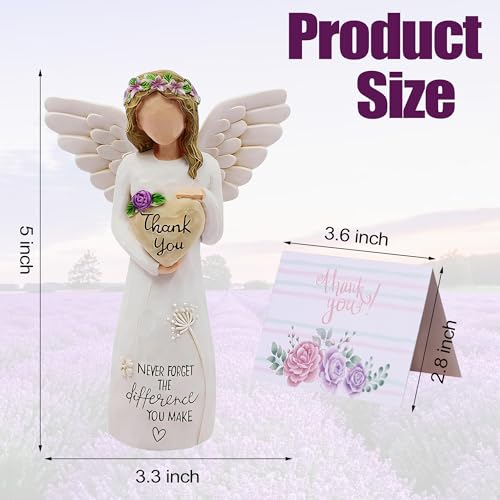 Estatua Ángel Gratitud Resina Decoración 5 in miniatura 2