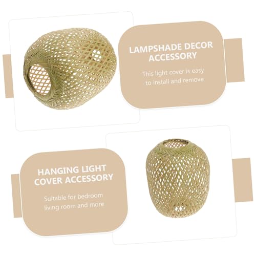 Pantalla de lámpara de bambú para iluminar tu sala de estar 3