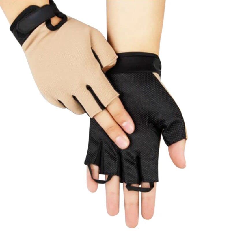 COOLBABY VENTIALTED Workout Gym Gloves with Extra Grip & Palm Protection FOR MEN AND WOMEN â€“EXCEPTIONAL EXERCISE GLOVES FOR WEIGHT LIFTING-CLEANING, One Size