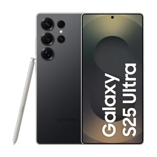 Smartphone Samsung Galaxy S25 Ultra Smartphone AI, Display 6.9'' QHD+ Dynamic AMOLED 2X, Fotocamera 200MP, RAM 12GB, 512GB, 5.000 mAh, Titanium Black (Samsung Galaxy S25 Ultra 5G 12/512GB D)