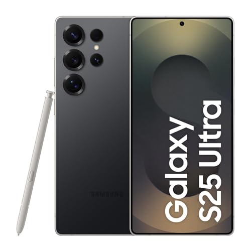 Samsung Galaxy S25 Ultra, Smartphone Android 5G avec Galaxy AI, 512 Go, Smartphone déverrouillé, Titanium Black, Version EU