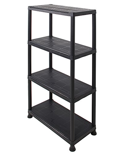Ondis24 Steckregal 60 x 30 x 135 (H) cm, 4 Böden, Kunststoffregal, Schwerlastregal, bis zu 80 kg, Regal, Lagerregal (1… – Bild 3