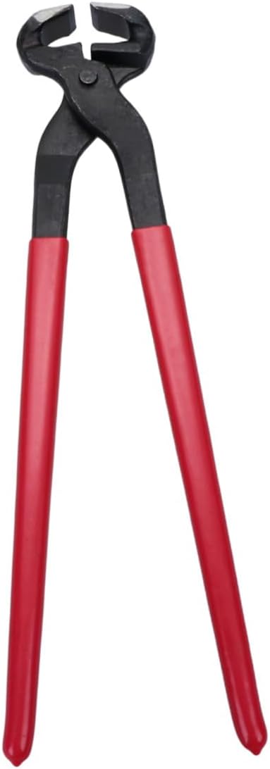 Steel Horseshoe Cutting Pliers with Ergonomic Handle Clamping Tool for Horse Nail Manicure and Horseshoe Cleaning Labor-Saving Farrier Equipment