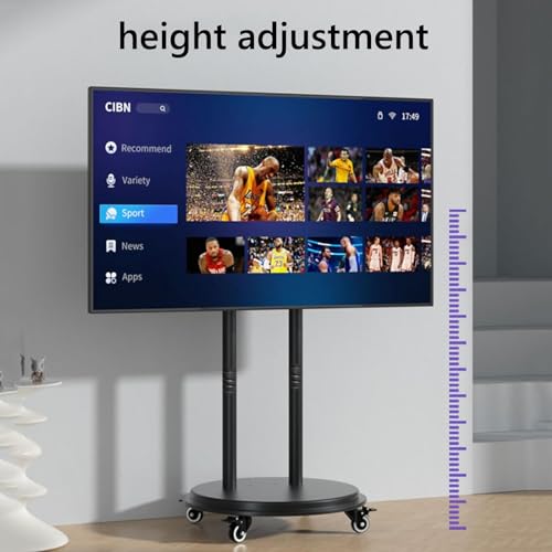 Soporte móvil universal para TV de piso 42-90 pulgadas miniatura 5