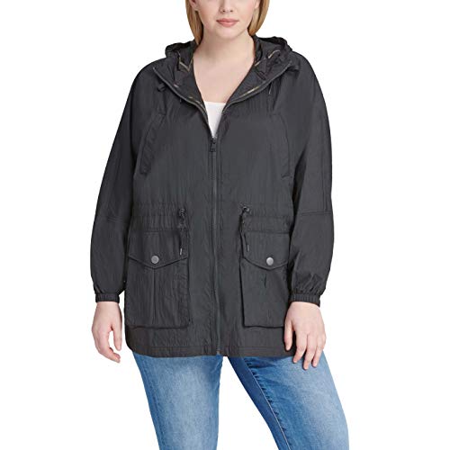 Levi's Women's Lightweight Hooded Cinch Waist Windbreaker (Standard & Plus Size)3