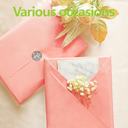 Image of Bobobag 100 Sheets Light Pink Tissue Paper 20 inchX14 inch Tissue Paper for Gift Bags, Gift Wrapping Tissue, Christmas Tissue Paper Anniversary Holiday Decoration Arts Craft