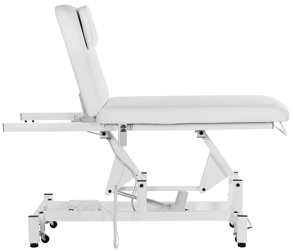 SKINACT Bliss Electric Spa Facial Treatment Table for Medical spa (White)