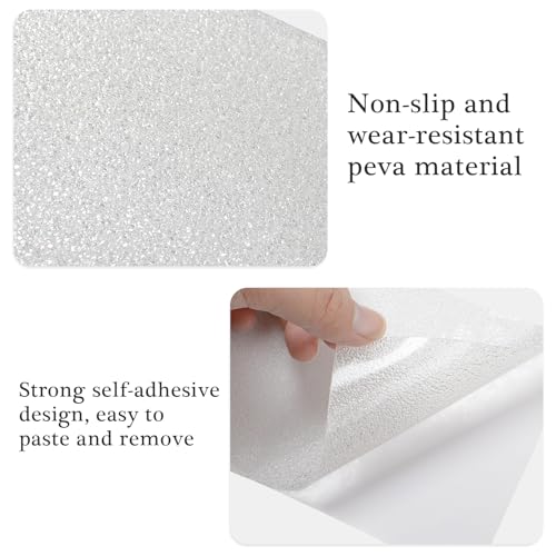 Image of 6 Pcs Non-Slip Shoe Sole Protector for Heels, Self-Adhesive High Heel Pads for Bottom of Shoes, Anti-Slip Protectors (Clear)