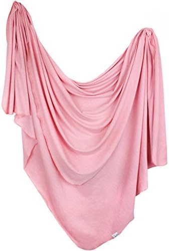 Copper Pearl Large Premium Knit Baby Swaddle Receiving Pink Blanket Darling