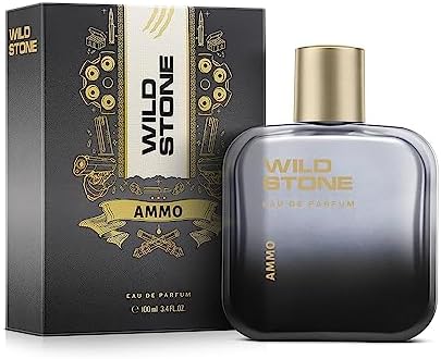 Wild Stone Ammo Eau De Parfum For Men, 100ml Spicy & Woody Long Lasting Perfume Spray, Premium Perfume, EDP