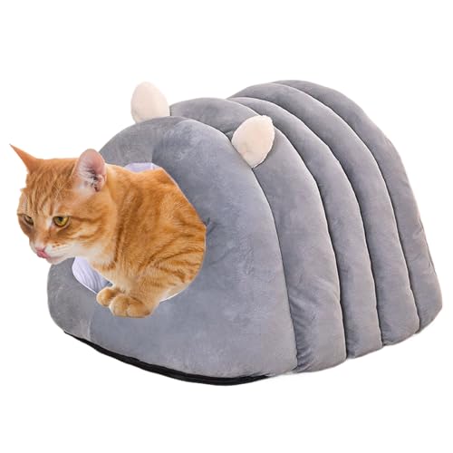 Cuccia Gatto a Forma di Tana | per Gatti, Accogliente Coniglietti Gattini Piccoli Animali in Casa Appartamento Soggiorno Camera da Letto
