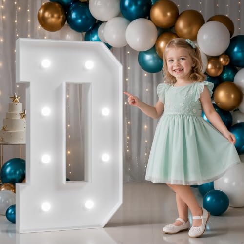 Image of 3FT Marquee Letters D, Large Light Up Letters for Birthday Decor