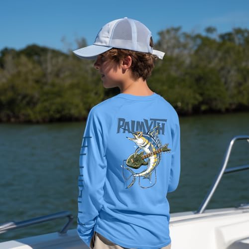 Image of Palmyth Boys Fishing Shirt Long Sleeve UPF 50+ Quick Dry